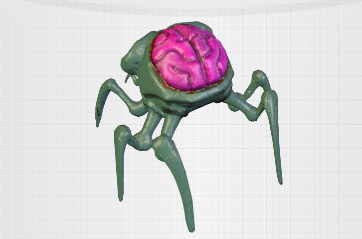 Walking head spider preview image 1